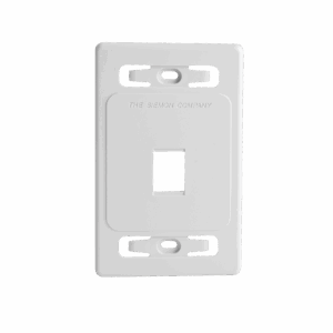 Placa de pared modular MAX, de 1 salida, color blanco, versi...
