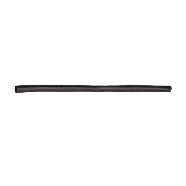 Tubo Termoencogible (Termofit) Negro de 1.2 m, 1" de Diámetro, Reduce de 2:1, Poliolefina.