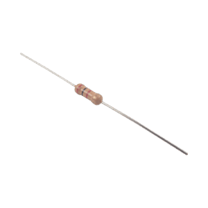 Resistencia de 2 k Ohm 1/2 Watt, 5% Axial, Película de Carbón.