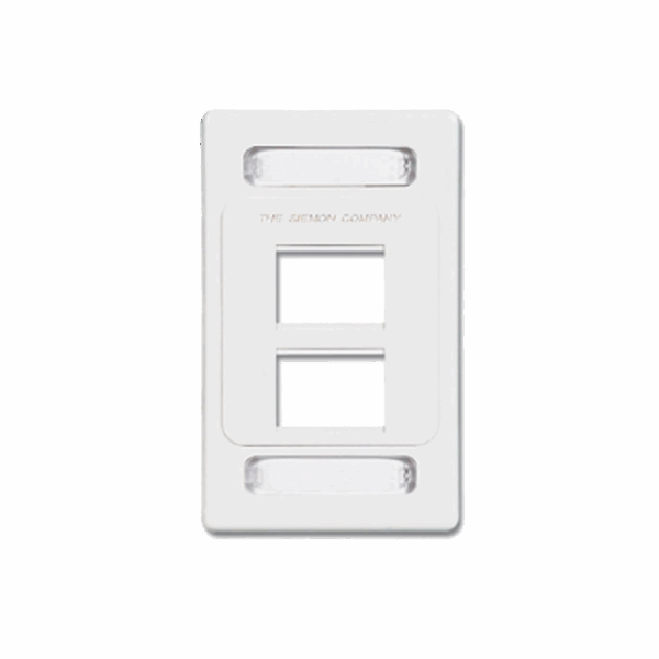 Placa de pared modular MAX, de 4 salidas, color blanco