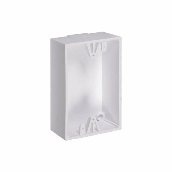 Caja trasera de montaje color blanco para Estaciones de Parada STOPPER