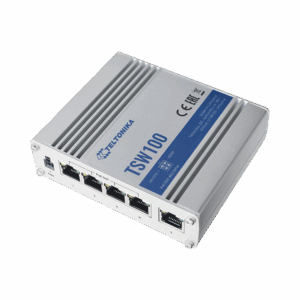 Switch Industrial No-Administrable 5 puertos Gigabit, PoE en...