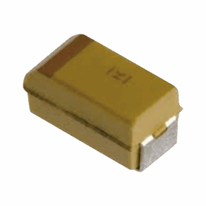 Capacitor de Tantalio tipo SMD de 10 uFd para C28, C29 y C48 del Monitor COM-3010.