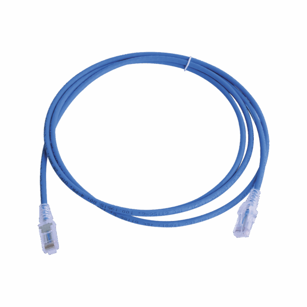 Patch Cord MC6 Modular Cat6 UTP, CM/LS0H, 7ft, Color Azul, Versión Bulk (Sin Empaque Individual)