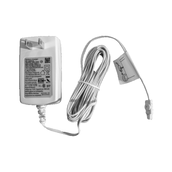 Cargador para motores inalambricos SOMFY Altus28 y Sonesse30, validar conector del motor.