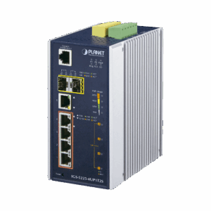 Switch Industrial Administrable 4 Puertos Gigabit c/Ultra Po...
