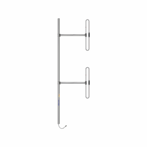 Antena Base de 2 Dipolos, 138-174 MHz, 5 dBd, 36 MHz de Ancho de Banda, Bi-direccional, 300 Watt, N Macho, Inclinación Opcional “Tilt” de 0, 2, 4, 6, 8 o 10 Grados.