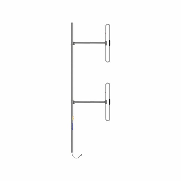 Antena Base de 2 Dipolos, 138-174 MHz, 5 dBd, 36 MHz de Ancho de Banda, Bi-direccional, 300 Watt, N Macho, Inclinación Opcional "Tilt" de 0, 2, 4, 6, 8 o 10 Grados.