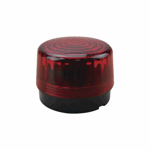 Luz Estroboscópica LED (55) / Patrones de Parpadeo Ajustables / 8 Patrones / Batería de Respaldo / 12-24 Vcc/Vca / Resistente al Clima IP66/IP55