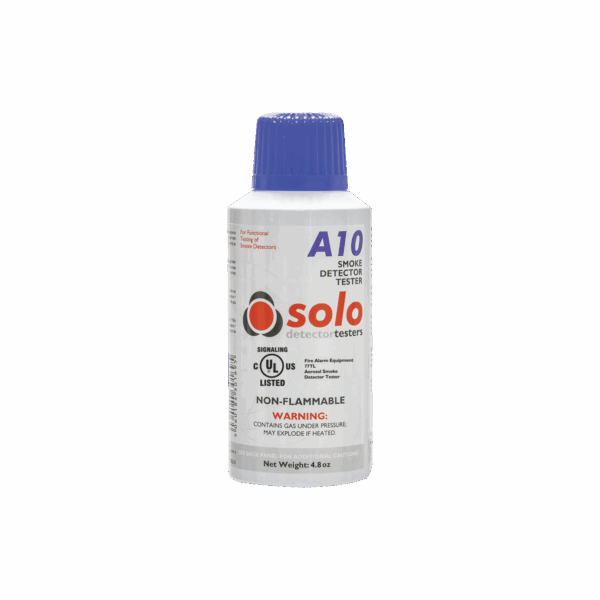 Lata De Humo Sintético En Aerosol Para Prueba De Detectores Puntuales, No Tóxico, No Inflamable, Libre De Silicona, 100%Biodegradable, No Contamina Los Detectores, Uso Manual o En Dispensadores SOLO-330/SOLO-332, Listado UL