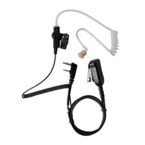 MICRÓFONO DE SOLAPA CON AUDÍFONO DISCRETO P/ KENWOOD Serie G...