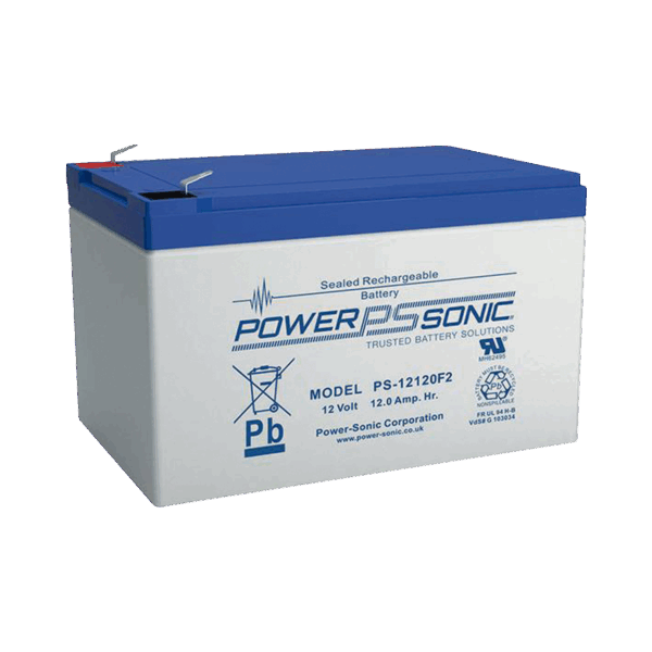 Batería 12V, 12AH, Para Respaldo, Tecnologías AGM/VRLA, 5 Años Vida Útil, Terminales F2, Reconocida UL