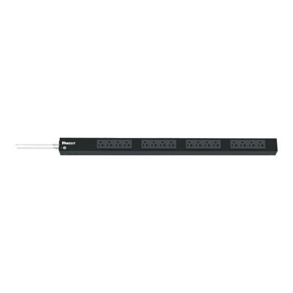 PDU Básico para Distribución de Energía, Enchufe de Entrada NEMA 5-20P, Con 16 Contactos NEMA 5-20R, de Instalación Vertical, 20 Amp, 120 Vca