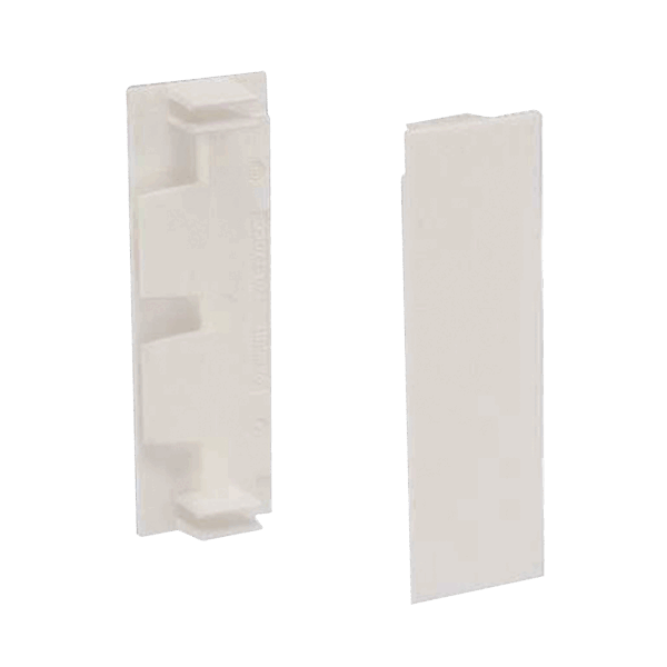 Unión recta de tapa, para uso con canaleta T70, Material PVC Rígido, Color Blanco Mate