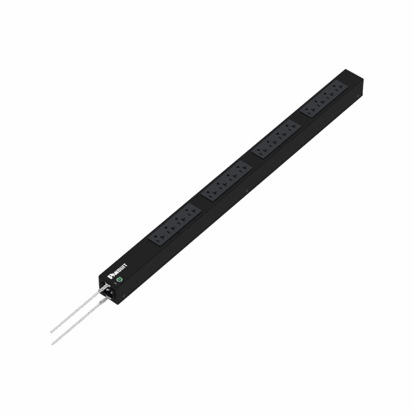 PDU Básico para Distribución de Energía, Enchufe de Entrada NEMA 5-15P, Con 16 Contactos NEMA 5-20R, de Instalación Vertical, 15 Amp, 120 Vca