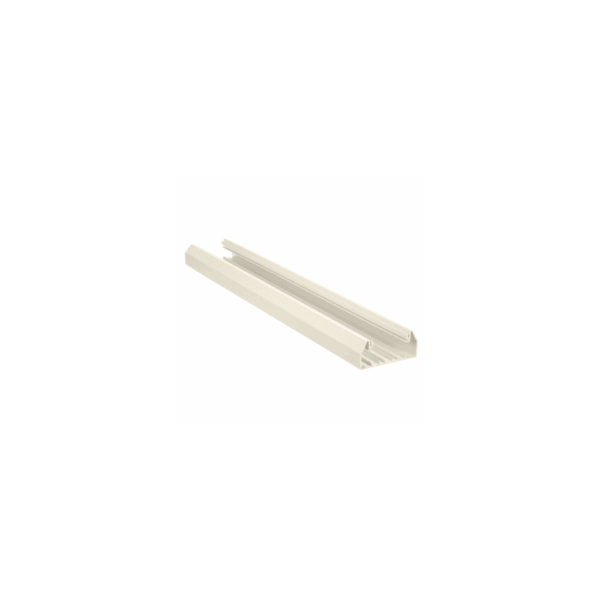 Base para canaleta T-70, de PVC rígido, con orificios perforados para montaje, 103.3 x 44.9 x 1800 mm, Color Blanco Mate