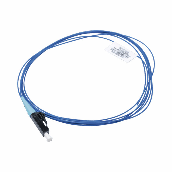 Pigtail de Fibra Óptica LC Simplex, Multimodo OM3 50/125, 900um, Color Aqua, 1 Metro