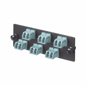 Placa Acopladora de Fibra Optica FAP, Con 6 Conectores LC Du...