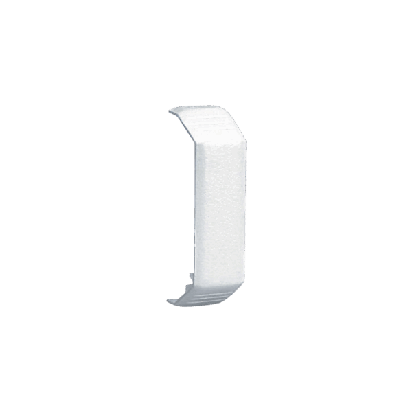 Unión recta de tapa, para uso con canaleta T45, Material PVC Rígido, Color Blanco Mate