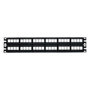 Panel de Parcheo Modular Keystone (Sin Conectores), de 48 Pu...