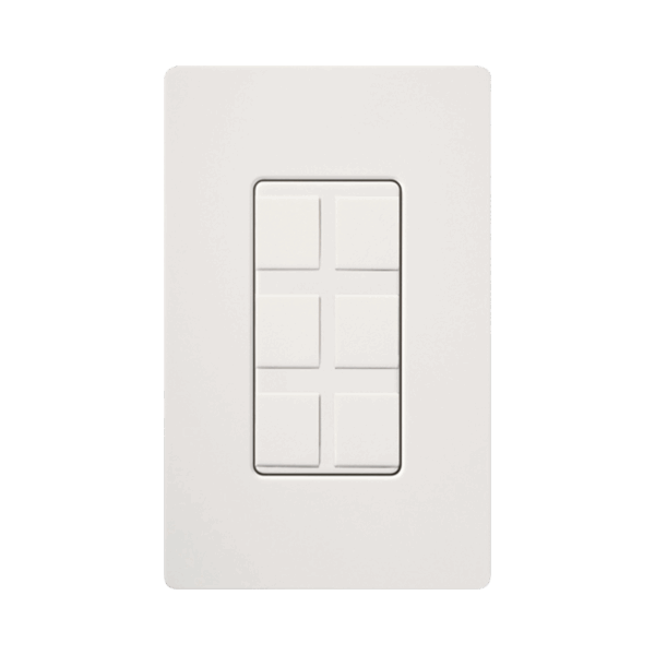 Caja de pared para contactos varios, 6 mini espacios.