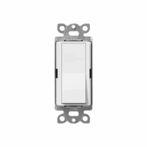 Interruptor Claro, 3 Hilos, 15A, Color Blanco
