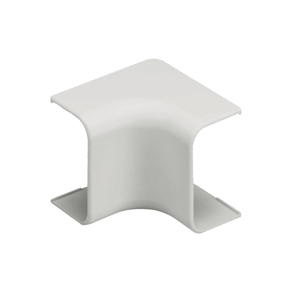 Esquinero interior, para uso con canaleta LD10, material ABS, Color Blanco Mate