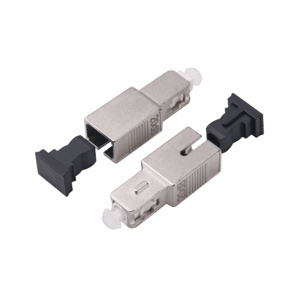 Atenuador óptico macho-hembra con conector SC/UPC de 15dB para fibra Monomodo