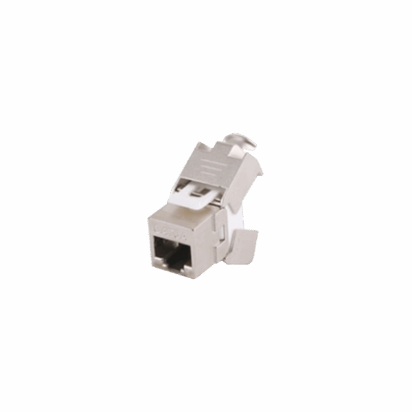 Módulo Jack Keystone Cat5e Blindado (STP) sin herramienta (toolless)
