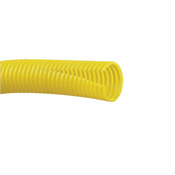Tubo Corrugado Abierto para Protección de Cables, 1.50in (38.1 mm) de Diámetro, 152.4 m de Largo, Color Amarillo