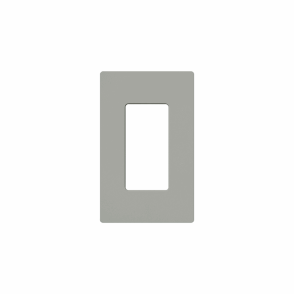 Placa de pared 1 espacio, para atenuador (dimmer), switch ó control remoto PICO inalámbrico.