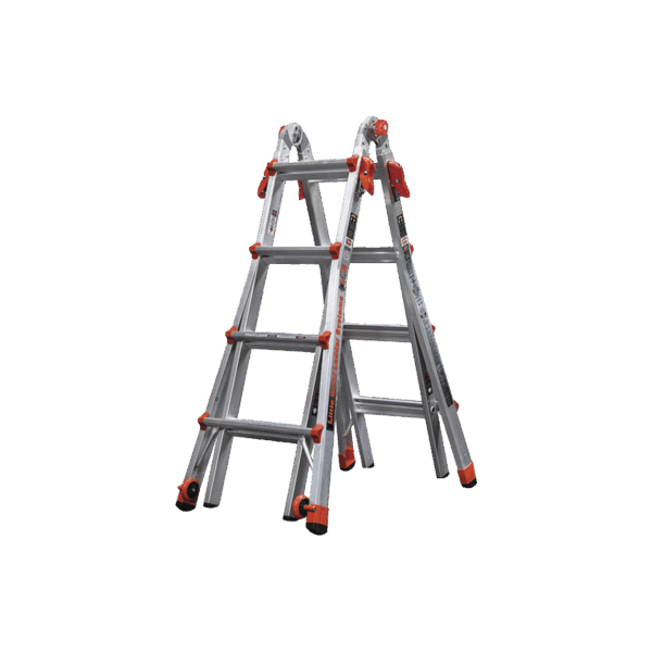 Escalera Multi-Posiciones de 5.18 m (17') para Superficies Inclinadas  (SKU 15417-001).