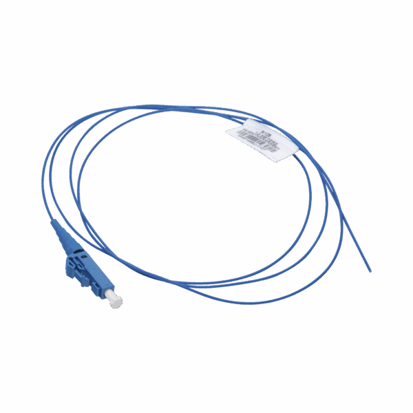 Pigtail de Fibra Óptica LC Simplex, Monomodo OS2 9/125, 900um, Color Azul, 1 Metro