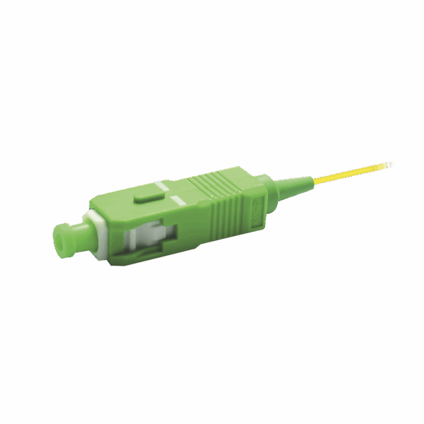 Pigtail de Fibra Óptica Monomodo SC/APC, simplex de 2 metros