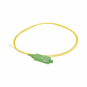 Pigtail de Fibra Óptica Monomodo SC/APC, simplex de 1 metro