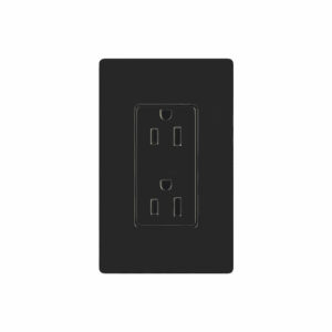Tomacorriente, receptaculo convencional 120V, 15A, color neg...