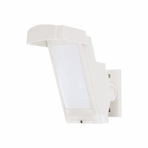 Detector de Movimiento PIR Antimascara / 100% Exterior /  Inalambrico (Alimentación) / Hasta 12 metros a 85°; de cobertura/ Instalación a 3 metros / Compatible con cualquier panel de alarma