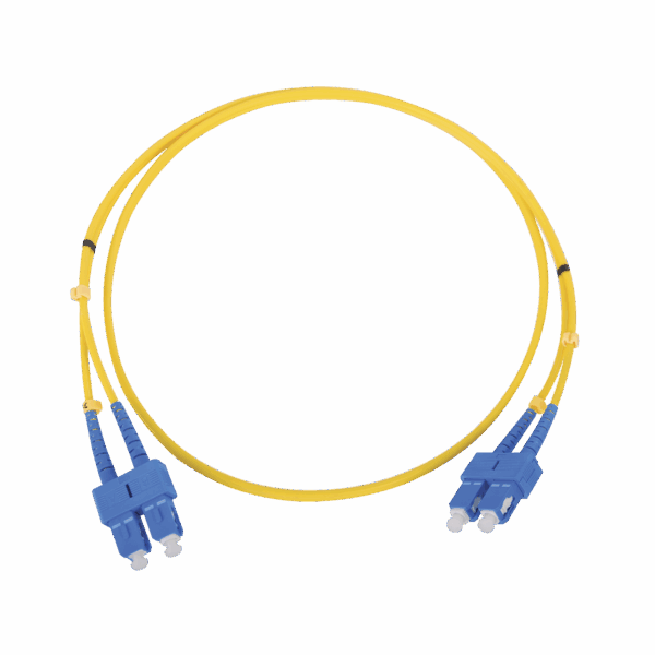 Jumper de Fibra Óptica Monomodo SC/SC Duplex de 5 metros