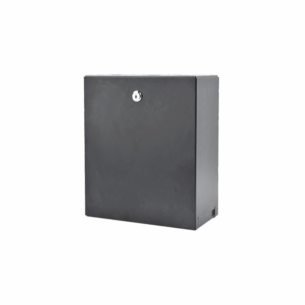 Gabinete con Punto de Consolidación de 24 Puertos, Compatible con conectores Keystone, Instalación en Pared o techo falso, Se envía el Gabinete Armado.
