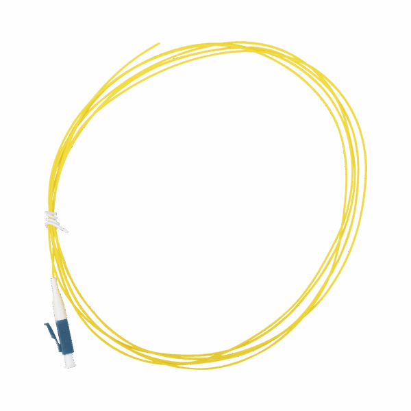 Pigtail de Fibra Óptica Monomodo LC/UPC, simplex de 2 metros