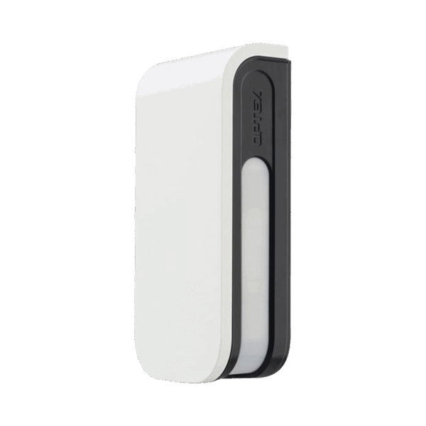 Sensor de Movimiento / 24 Metros de Detección / 100% Exterior / Serie Shield de Optex / Diseño Estético y Formal / Cableado / Compatible con cualquier panel de alarma