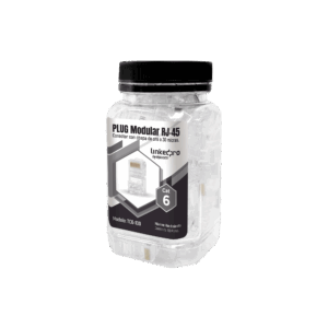 Bote con 100 Piezas de Plug Modular RJ45 Cat6 sin blindaje, ...