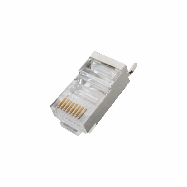Conector RJ45 para Cable FTP/STP Categoría 5E - Blindado con pin a tierra