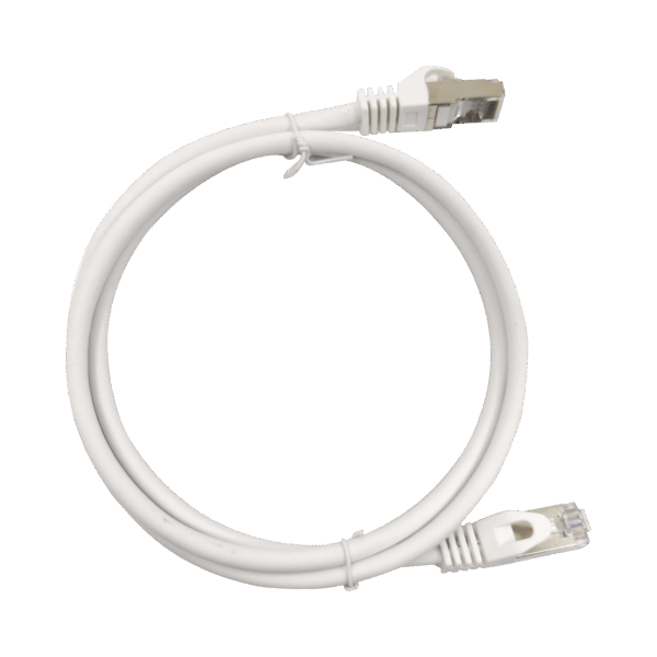Patch Cord Cat6A 10G blindado 3.0M ( 9.84 ft ) BLANCO