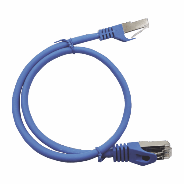 Patch Cord Cat6A 10G blindado 3.0M ( 9.84 ft ) AZUL