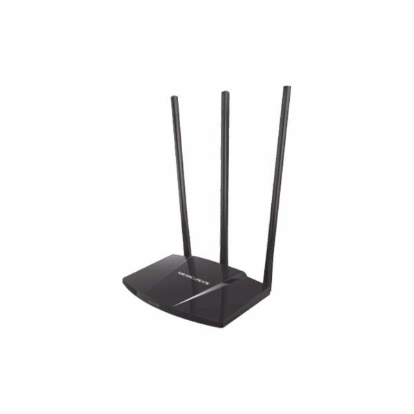 Router N de alta potencia 300 Mbps / 1 Puerto WAN 10/100 / 3 Puertos LAN 10/100 / Chip PA (potencia transmisión 2x) / 3 Antenas de 7 dBi