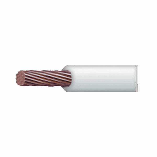 Cable Eléctrico de Cobre Recubierto THW-LS Calibre 14 AWG 19 Hilos Color blanco (100 metro)