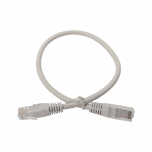 Cable de parcheo UTP cruzado Cat6 0.4 m – Gris