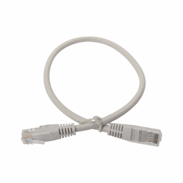 Cable de parcheo UTP cruzado Cat6 0.4 m - Gris