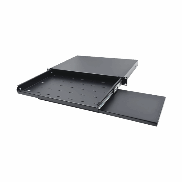 Charola Abatible para Teclado y Ratón con Rack de 19", 1UR